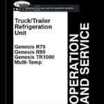 Carrie Genesis R70 Genesis R90 Genesis TR1000 Multi -Temp – SERVICE MANUAL