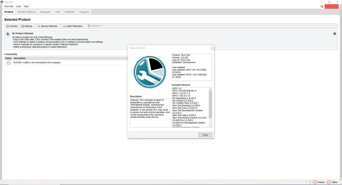 The VOLVO TECH TOOL PTT diagnostic software 2 8 220 2024 is a comprehensive tool designed for efficient diagnostic and repair processes in workshops specializing in vehicles, engines, and heavy machinery. It offers offline and online usage, multifactor authentication, system monitoring, and customer support. Stay updated with news, ordering information, and legal agreements for enhanced performance with ecuforcetruck.com. Boost your truck's performance today.