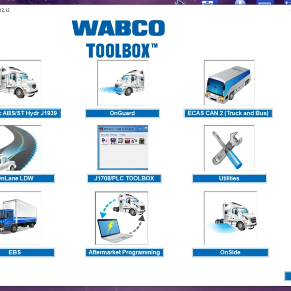 Meritor WABCO Toolbox 12.12 offers advanced diagnostics for ABS systems, electronic leveling valves, ECAS intelligence, and collision safety systems. Using the toolbox, you can access J1939 diagnostics, radar technology for safety systems, and lane departure warning. Benefits include fleet maintenance efficiency and enhanced road safety. The software requires compatible operating systems, memory, and disk space. Pricing includes upgrade discounts for existing customers and special pricing for new licenses.How to Use Meritor WABCO Toolbox software 12 12 to Identify and Troubleshoot (Beginner's Guide)