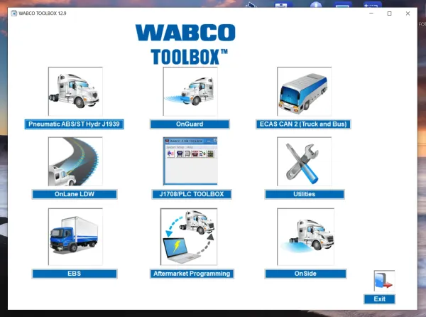 The Meritor Wabco Tool Box 12.9.1 is a powerful diagnostic tool for heavy vehicles. It offers comprehensive capabilities for ABS, collision prevention, and electronically controlled suspension systems. The latest version, 12.9.1, includes advanced features like J1939 diagnostics and OnGuard Collision Radar. Installation support via teamViewer is available for easy access. Upgrade your truck maintenance with ecuforcetruck.com.