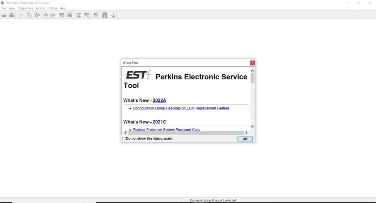 Perkins EST 2022A diagnostic software is a powerful tool for professionals working with Perkins engines. It allows for communication with electronic control modules (ECMs) to identify and address potential issues efficiently. With features like diagnostic testing, data analysis, and software upgrades, Perkins EST 2022A is essential for engine maintenance and repair. Available in multiple languages, this software is compatible with various Windows operating systems, ensuring ease of use and reliability. Installation and support via TeamViewer make using Perkins EST 2022A seamless and convenient.