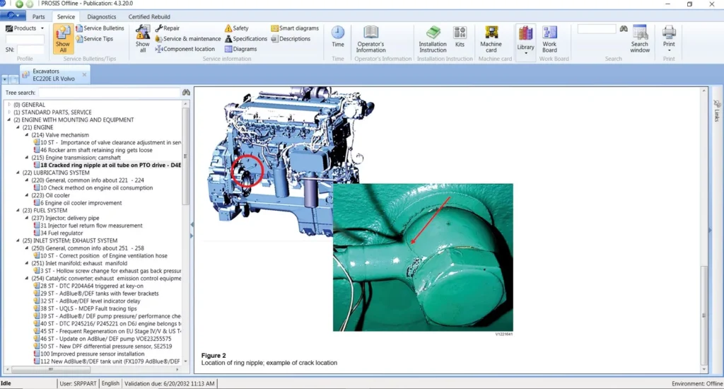 Volvo PROSIS 2023 is a comprehensive software tool designed for Volvo construction machinery. It offers extensive access to parts catalogs and repair manuals, making it essential for technicians and mechanics in the industry. This version features improved functionality and user experience. With an enhanced search tool and multilingual support, it allows users to quickly find the information they need for efficient machine maintenance and repair.