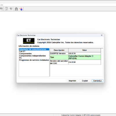 CAT ET 2024A Diagnostic Software is the latest tool for Caterpillar machine diagnostics. Providing enhanced stability and compatibility with Windows 11, it replaces all previous versions. This software allows technicians and fleet managers to diagnose, configure, and analyze data from Caterpillar machines. Remote installation via TeamViewer is supported by ecmtrucks.com for optimal setup.