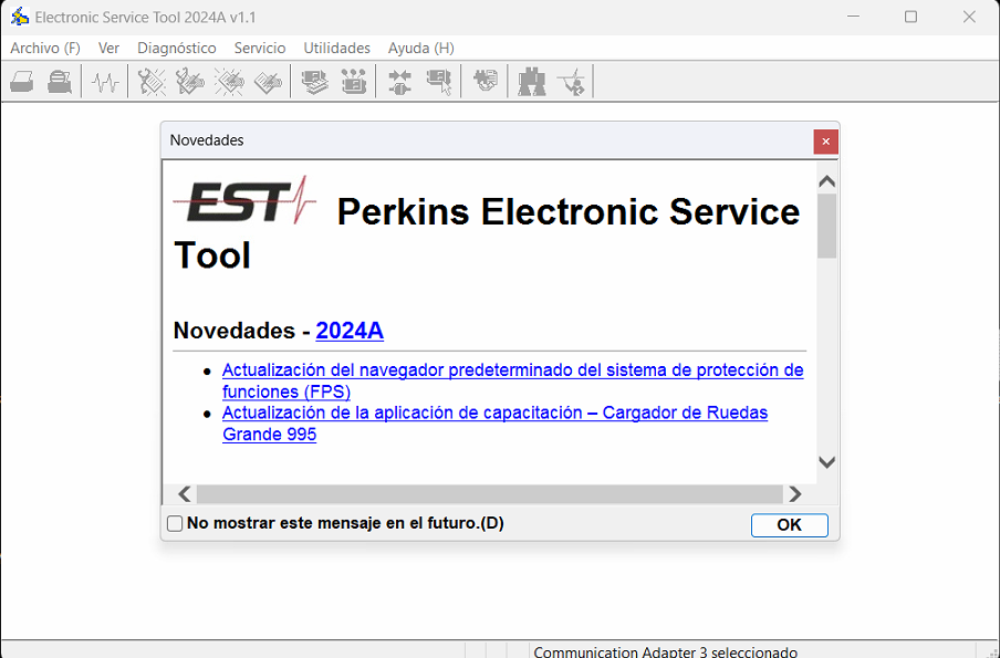 PERKINS EST 2024 Diagnostic Software is designed to diagnose, configure, and analyze Perkins engines and generators. It offers full system diagnostics, engine parameter configuration, and data retrieval from ECMs. Key features include a Factory Password Generator and a user-friendly interface. ECMTrucks.com provides support for remote installation via TeamViewer.