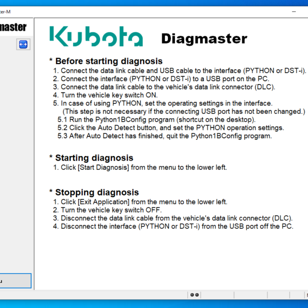 In this article, we will provide an overview of the truck software products DIAGMASTER 21.11, BOBCAT 4.3.1, TAKEUCHI 4.3.3, MANITOU 21.12, KUBOTA 22.08, and NONSELF 24.02. These programs offer advanced diagnostic and maintenance features for heavy machinery. Users can benefit from compatibility, user-friendly interfaces, and comprehensive support services including remote installation assistance through TeamViewer. Stay tuned for detailed insights on each software's unique functionalities and benefits.