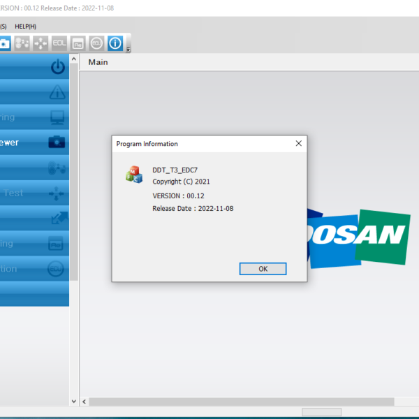 The DOOSAN DIAGNOSTIC TOOL T3 EDC7 00.12 [2022.11], launched in December 2022, is a comprehensive solution for diagnosing and maintaining Doosan heavy equipment. It is designed to enhance operational efficiency and reduce downtime for technicians and businesses. This tool offers a variety of features, including compatibility with multiple Windows systems and support for electronic fuel injection diagnostics. Its user-friendly interface and remote installation support via TeamViewer make it accessible for both experienced and less experienced users.