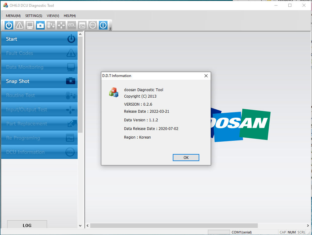 The DOOSAN DIAGNOSTIC OH6.0 2022 is an essential software for managing Doosan heavy equipment. Released in 2022, it offers various features designed to enhance diagnostic capabilities across multiple engine models. This tool supports efficient troubleshooting and maintenance, ensuring optimal performance for users. Its compatibility with Windows and user-friendly interface makes it accessible for technicians and operators, facilitating smooth operation in the field.