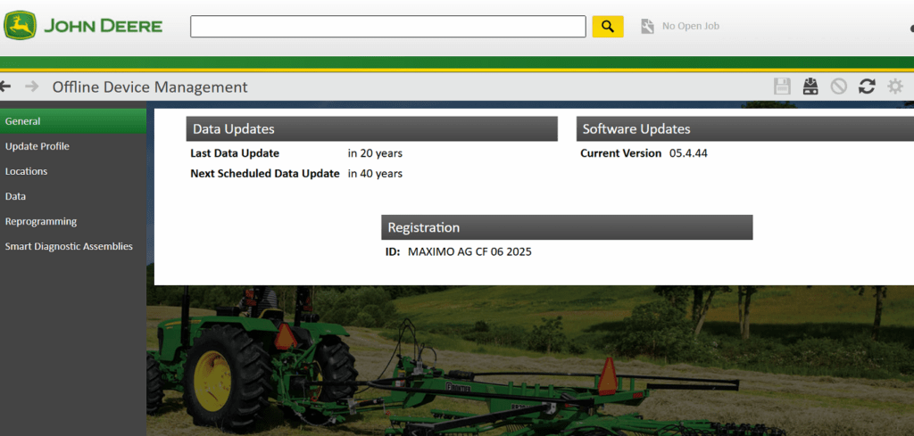 John Deere Service Advisor AG-CF 5.4.44, updated in June 2025, is an essential diagnostic tool for John Deere equipment.