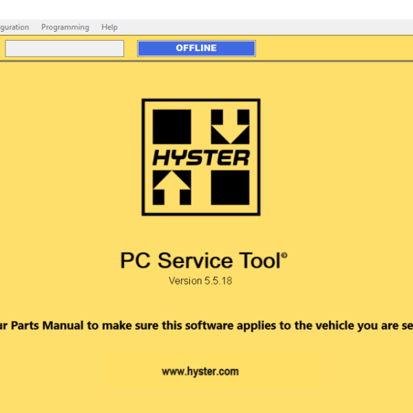 HYSTER 5.5 Diagnostic Software is a specialized tool designed for diagnosing and maintaining HYSTER trucks and heavy machinery
