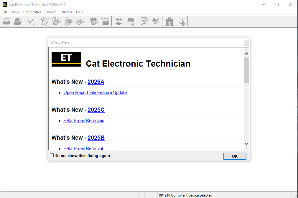 CAT ET 2026 Diagnostic Software is a specialized tool for diagnosing and managing Caterpillar equipment. This software provides essential features for monitoring performance, troubleshooting issues, and optimizing machinery operations.